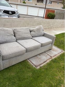 Free Grey Couch 182nd & Van Ness Ave.