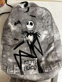Jack Skellington Back Pack. Halloween Backpack