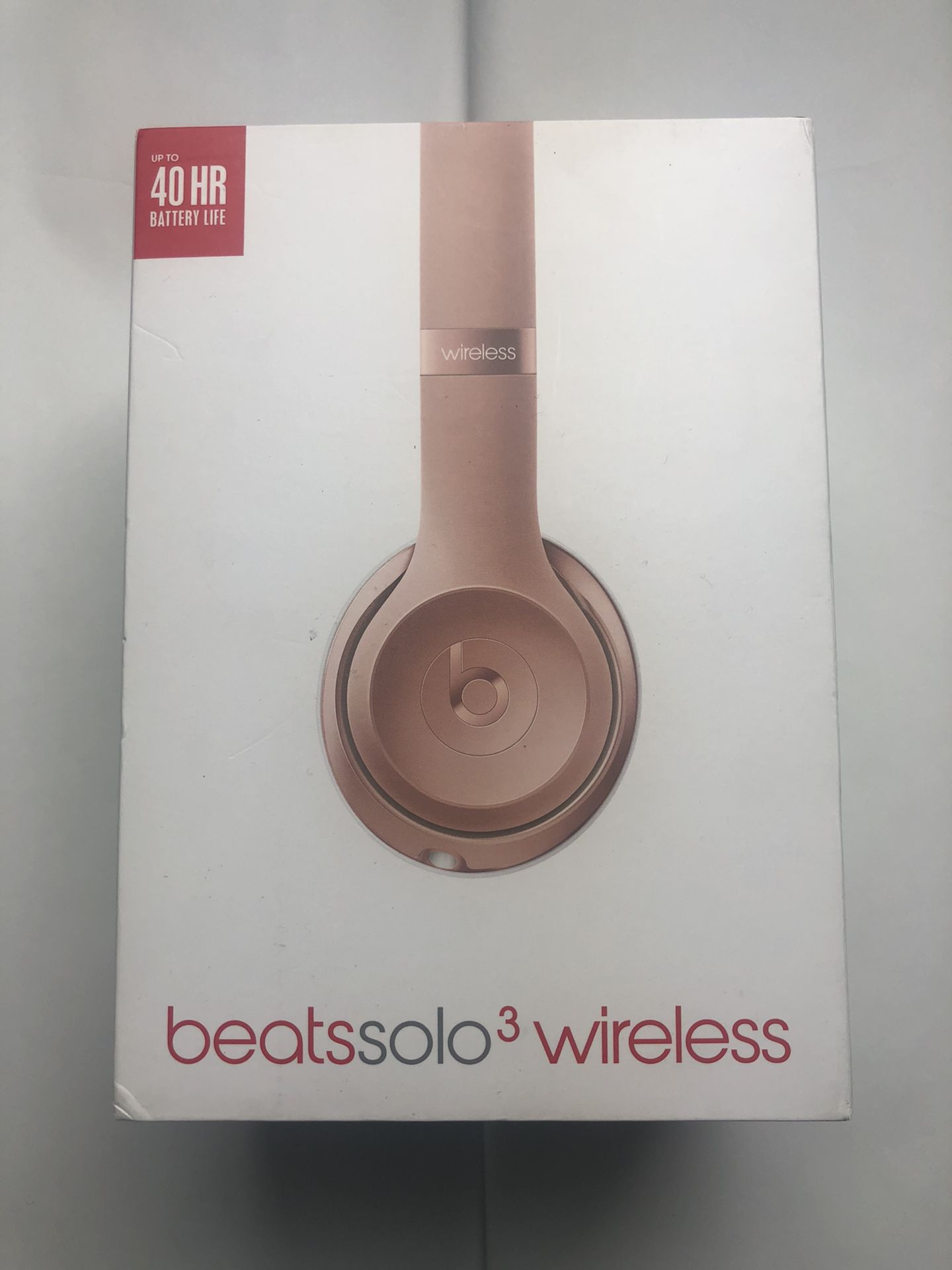 Beats Solo 3 Wireless Rose Gold! New! Wow!