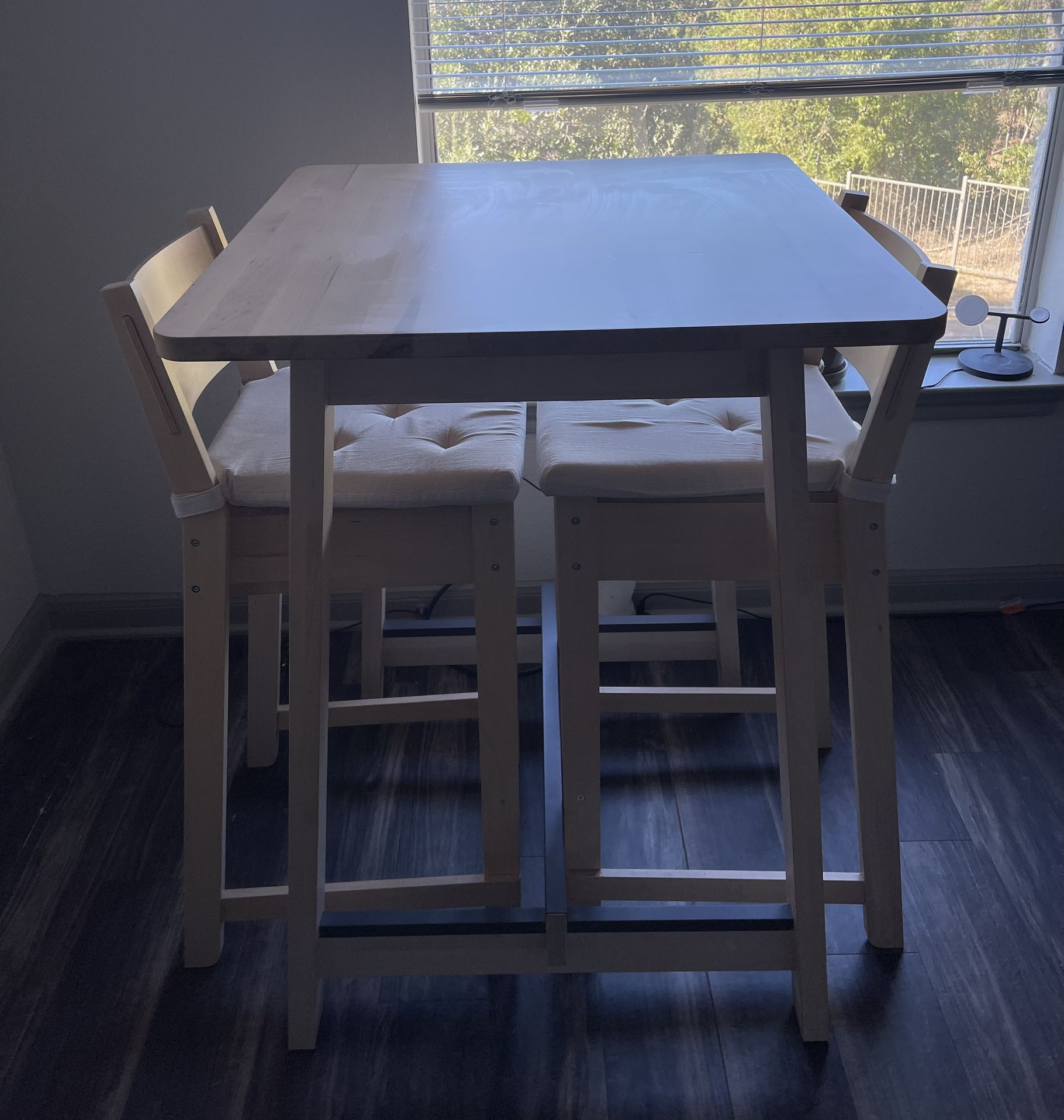 Ikea Norraker Bar Table w/ 2 Stools