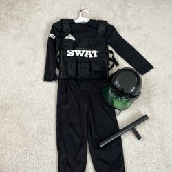 SWAT Halloween Costume -size S (4 To 7)
