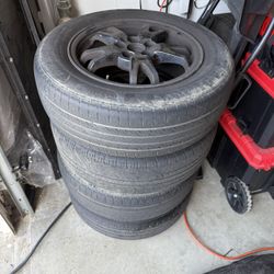 10 15 Toyota Prius Rims Set 4 15”  Inch Bad Tires! 