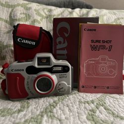 Canon Sure Shot Wp-1 Point And Shoot 35mm Film Camera Waterproof