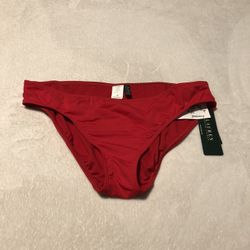 Lauren Ralph Lauren Red Bikini Bottoms - Size 16
