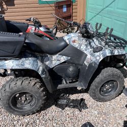 King Quad 750axi , Raptor 700 Both Together 