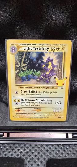 Light Toxtricity SWSH137 SWSH: Sword & Shield Promo Cards Holo
