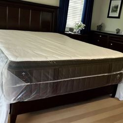 Queen Size Stearns Foster Pillow Top LUX ESTATE MOORE 14” inches Thick Firm Mattress New From Factory Delivery Same Day 