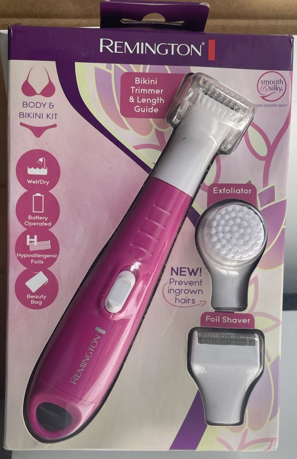 REMINGTON Smooth & Silky 5 Piece Women's Bikini Kit SHAVER TRIMMER Model # 4020 