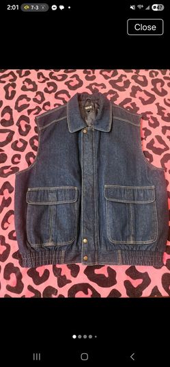 Men's Denim Vest
