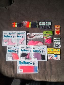 Salmon and Steelhead fishing gear. Floats. Worms. Jigs