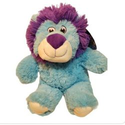 blue lion with purple main 14" 2017 plush by Kellytoy
