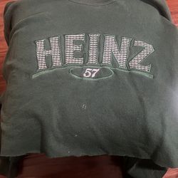 Women’s Heinz Cropped Pullover Sweater Size Large