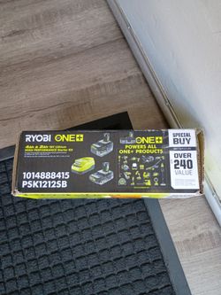 Ryobi ONE+ 18V Lithium Starter Kit PSK1212SB