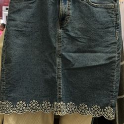 Denim Skirt - Size 4