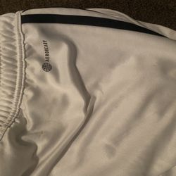 White/black Adidas Pants