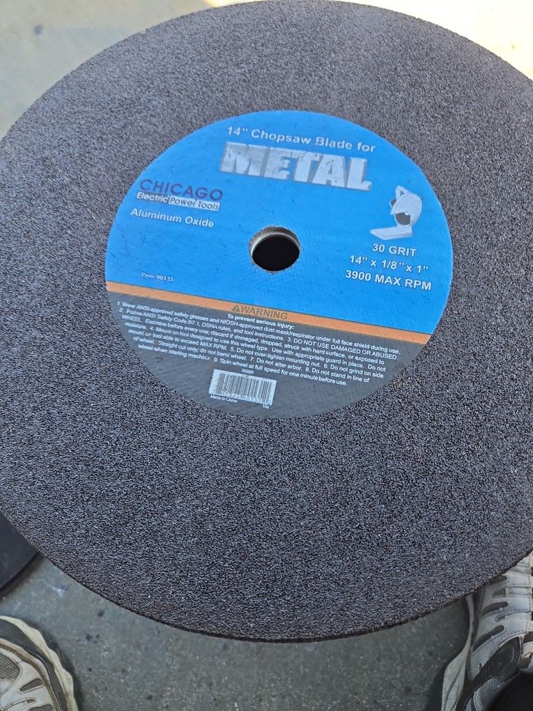 14" Metal Cutoff Blades Wheels