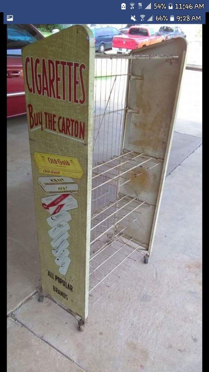 Vintage Cigarette Display Rack
