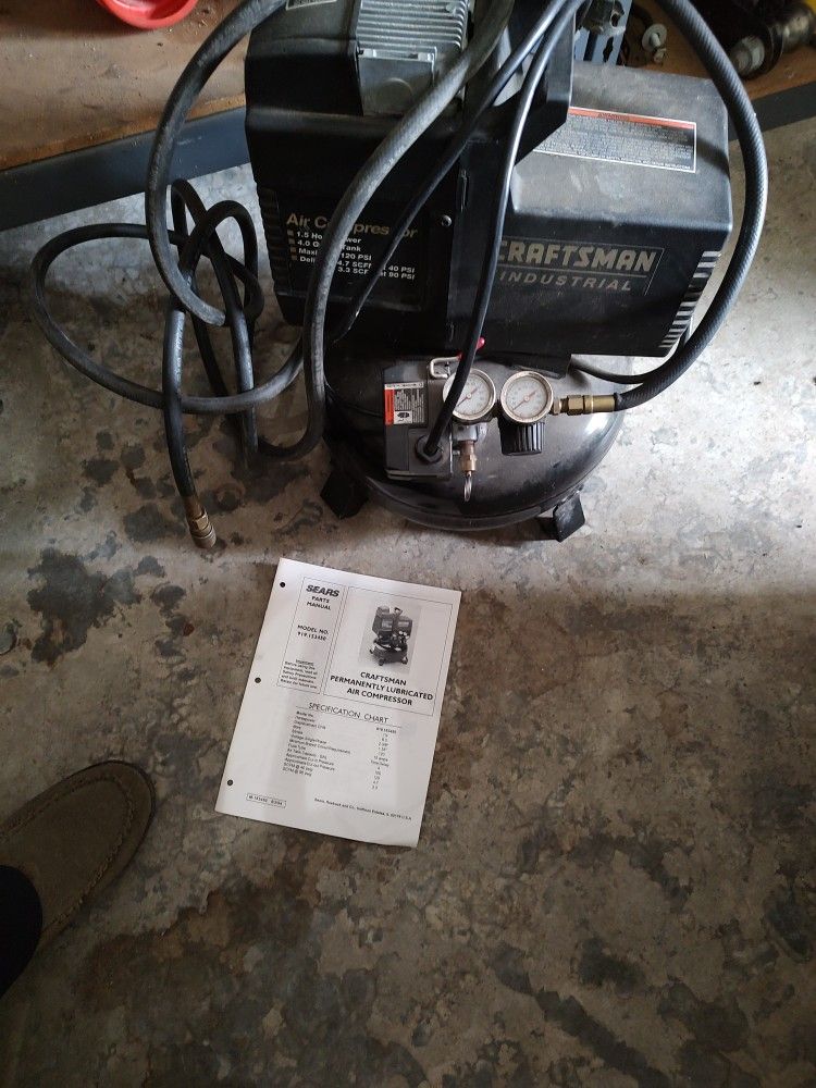 Craftsman Industrial 4 Gal Compressor
