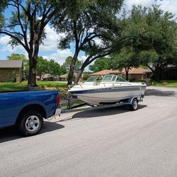 1985 Celebrity Boat And 2011 Big Tex Boat Trailer