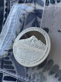 US Silver Proof Quarter Oregon