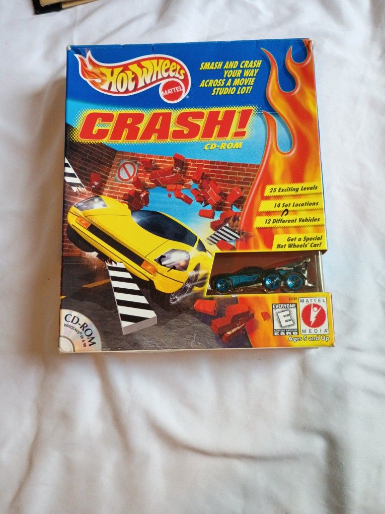Hot Wheels Crash! CD-ROM Windows 95&98