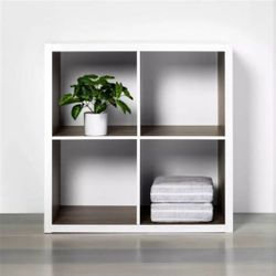 13" Threshold 4-Cube Shelf Organizer NEW 