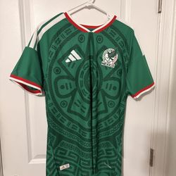 Mexico Home Jersey Authentic Size Large