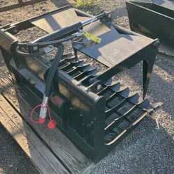 Grapple Bucket Stand Up Skidsster 