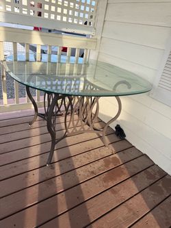 Glass table