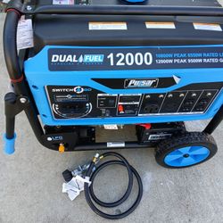 Dual Fuel Gasoline & Propane 12000w