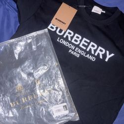 Burberry Black Shirt, L
