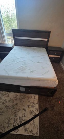 Full set bed and mattress