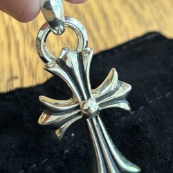 Chrome Hearts Cross + Bale Pendant 
