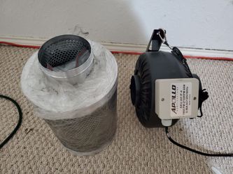 Exhaust fan and charcoal filter