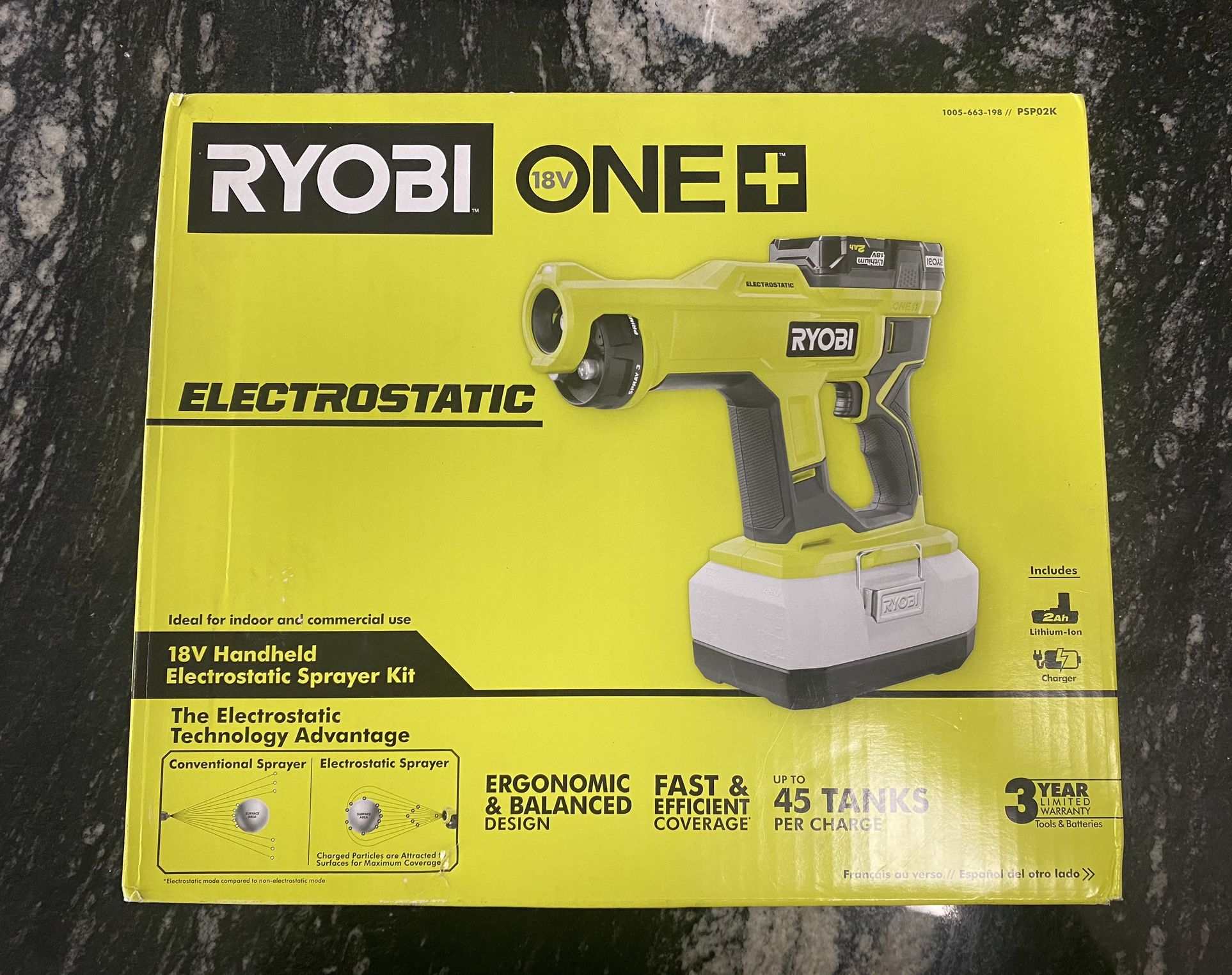 Ryobi Electrostatic Sprayer Kit