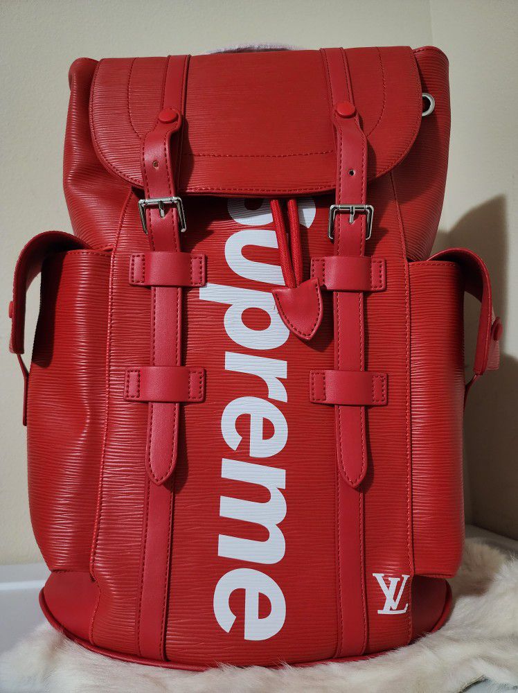 NEW TWO TONED TOTE BAGLARGE RED BACKPACK