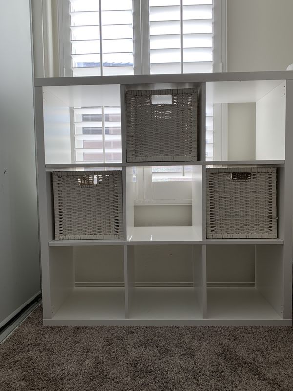 ikea white cube storage