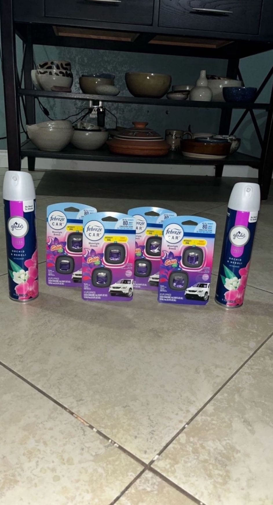 Febreze Car Air Fresheners, Glade Sprays