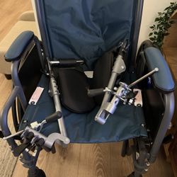 Blue Medline Wheel chair 