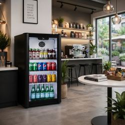 Single Door Display Refrigerator