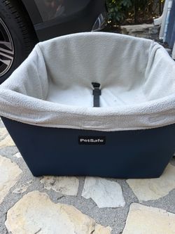 PetSafe Happy Ride Dog Car Safety Seat – Navy