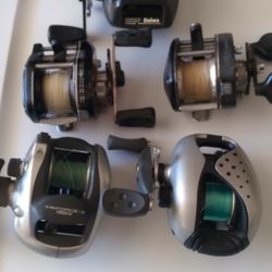 5 BAIT CASTING REELS