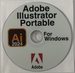 Adobe Illustrator Portable 2024  Installation Disk