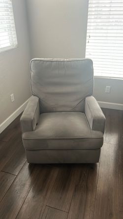 Soft Grey Reclining Chair