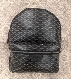 New Gray Goyard Backpack w Tag and Bag