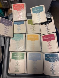 Stampin up Stamp pads