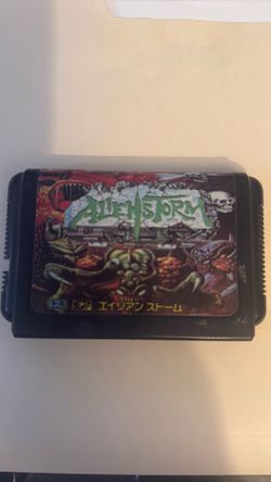 ALIEN STORM Mega Drive Rare Japan Region cartridge only