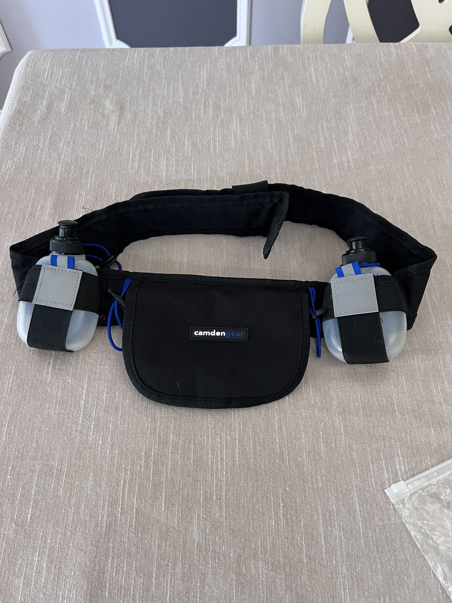 Urpower Running belt Black/blue changeable sizing!