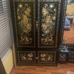 Korean mother-of-pearl armoire/ cabinet