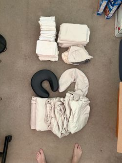 Various massage supplies